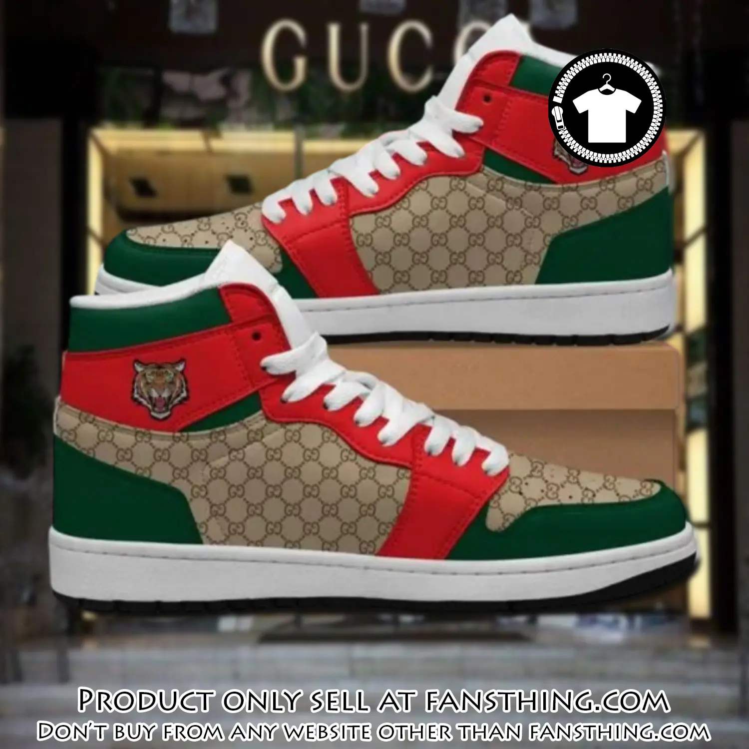 Gucci tiger high air jordan sneakers shoes hot  gifts unisex fst4529129